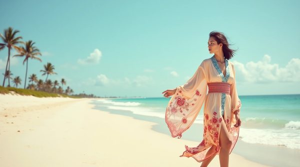 Découvrez les kimonos plage élégants pour un été stylé